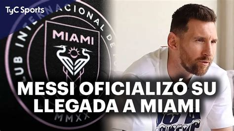 LIONEL MESSI ES NUEVO JUGADOR DE INTER MIAMI TODO LO QUE SE DIJO TRAS