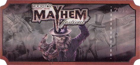 Mayhem Festival July 13 2012 At Fairgrounds Amphitheater Tampa