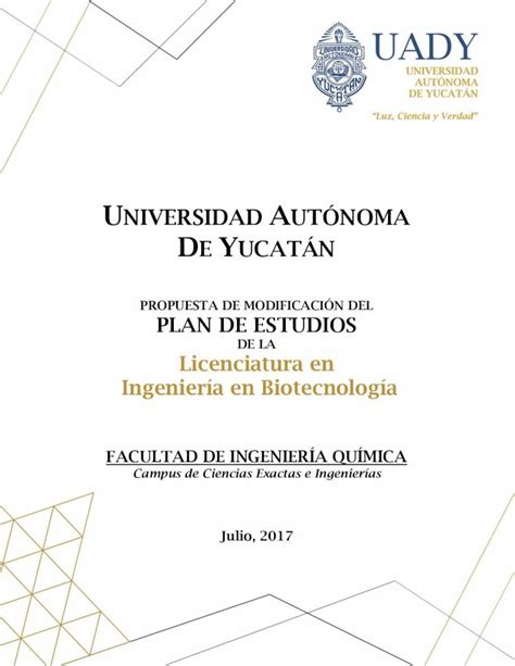 PDF 3 LICENCIATURA EN INGENIERÍA EN BIOTECNOLOGÍA Facultad de