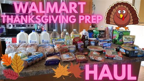 182 WALMART WEEKLY GROCERY HAUL THANKSGIVNG PREP 11 21 22 YouTube