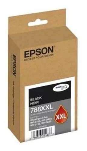 Cartucho Epson Modelo T788xxl Negro Para Wf 5190 Wf 569 V Meses