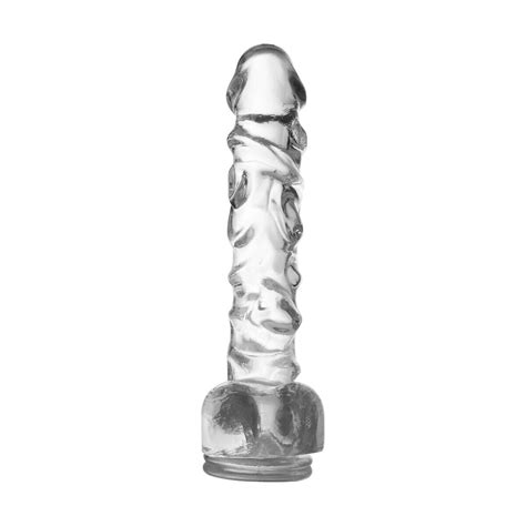Ultra Realistic Dildo With Balls Clear Gspot Love Style