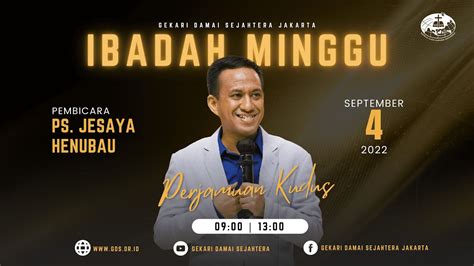 Ibadah Minggu September Wib Youtube