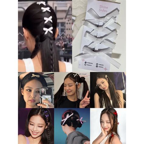 Jual Pcs Jepit Pita Rambut Korea Ribbon Hairstyle Jennie