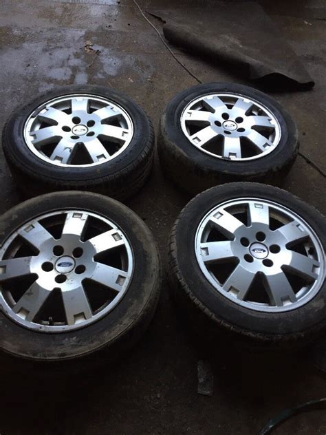 Genuine Ford Mondeo MK3 GHIA X Set Of Alloy Wheels And Tyres In