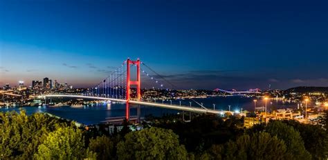 Premium Photo Istanbul Turkey Panoramic View Of Istanbul Bosphorus