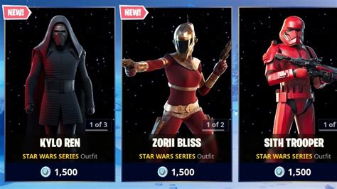 Star Wars Skins Return Release Date In Fortnite Item Shop Star Wars Skins Returning Youtube