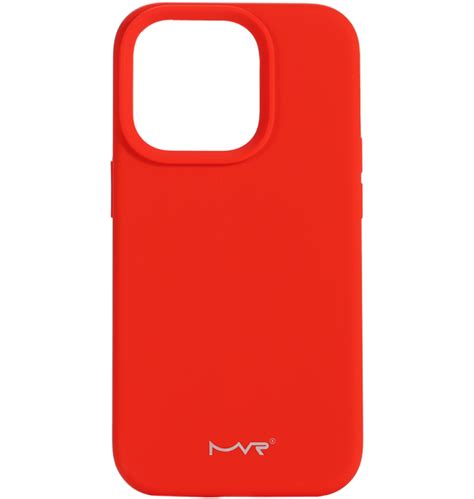 iPhone 15 Plus Liquid Silicone Case With MagSafe - Red - MVR Store