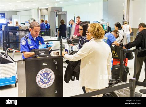 Miami Florida International Airport Miatsa Security Checkpoint