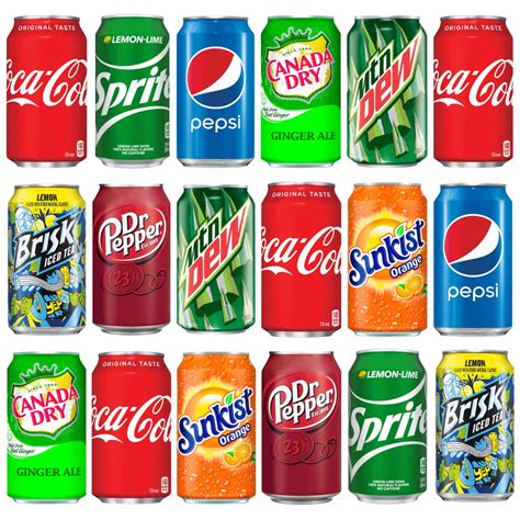 Buy Soft Drink Assortment Cola Sprite Ain Dew Dr Pepper Sunkist