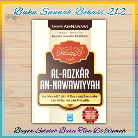 Buku Al Adzkar Imam An Nawawi Ensiklopedi Dzikir Dan Doa ARAFAH