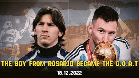 Lionel Messi World Cup Journey The Journey Of Becoming The Greatest Road To World Cup Youtube