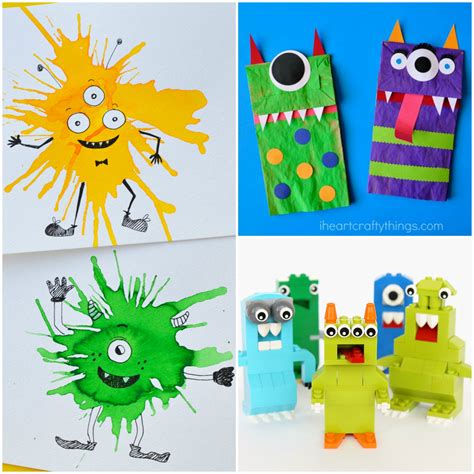 Silly Monster Craft For Kids Frugal Fun For Boys And Girls