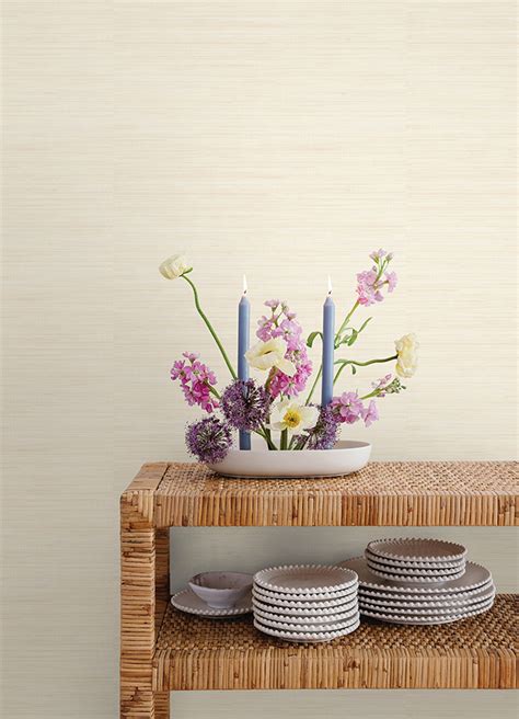 Sss6013 Cashmere Classic Faux Grasscloth Peel And Stick Wallpaper By Society Social X