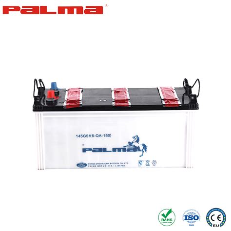 Dry Charged Truck Battery N150 SMF Rechargeable Storage Car Battery