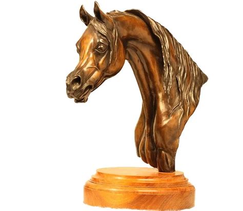 Arabian Horse Head Sculpture