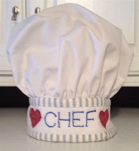 The Chef Hat I Made A Few Years Back With Applique Hearts And