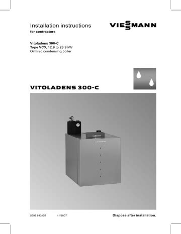 Viessmann VITOLADENS 300 C Installation Instructions Manual Manualzz