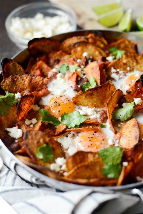 Simply Scratch Chorizo Sweet Potato Chilaquiles Simply Scratch