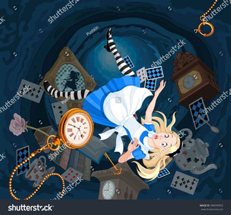 Alice In Wonderland Drawing Rabbit Hole