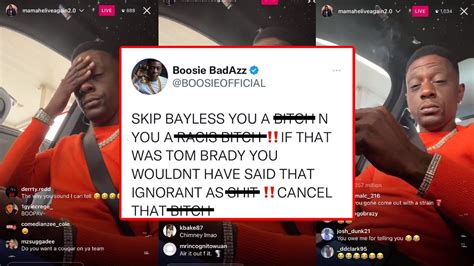 Lil Boosie Goes Off On Skip Bayless Over Damar Hamlin Tweet Youtube