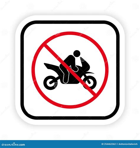 Icono De La Silueta Negra De Prohibici N De Transporte De Motocicletas