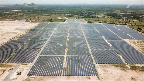 Cambodia 94MW Utility Solar Power Plant Soeasyrobot