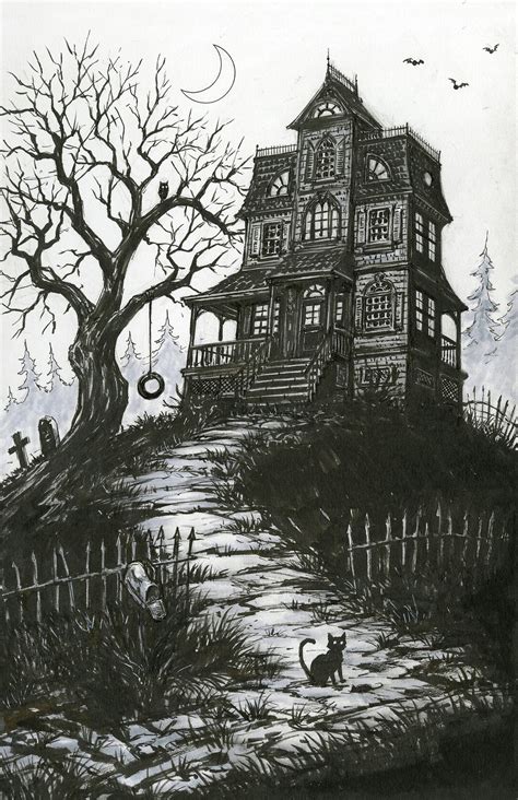 Haunted House - Etsy