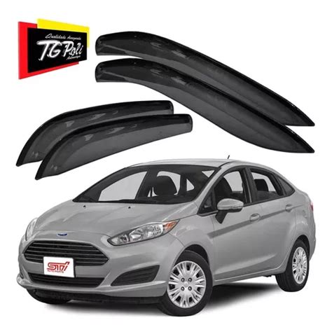 Calha Chuva Defletor Fum Ford New Fiesta Sedan P Tg Frete Gr Tis