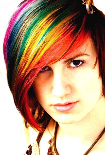 Rainbow Queen By Littlehippy On Deviantart Rainbow Hair Color Rainbow Hair Dye My Hair