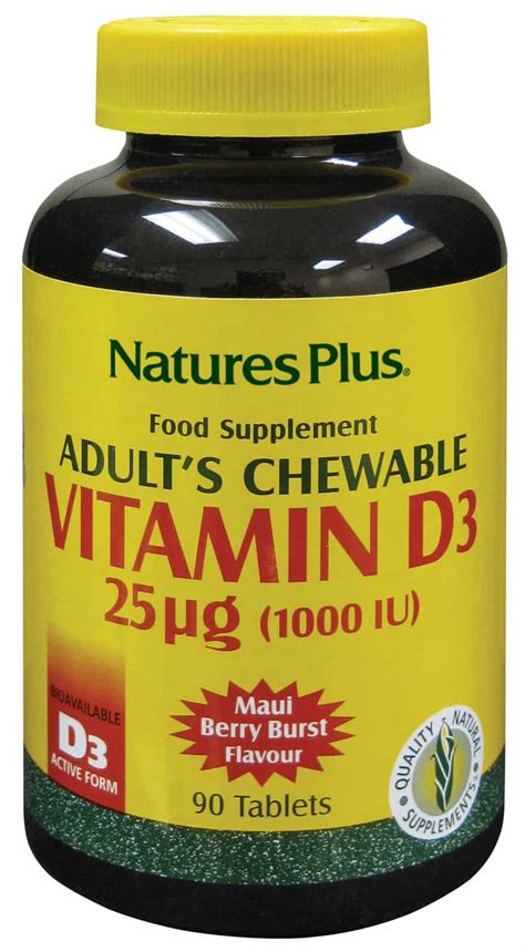 ADULT VIT D3 1000 IU CHEWABLE 90 - NP , Guava Health - Glasgow's ...