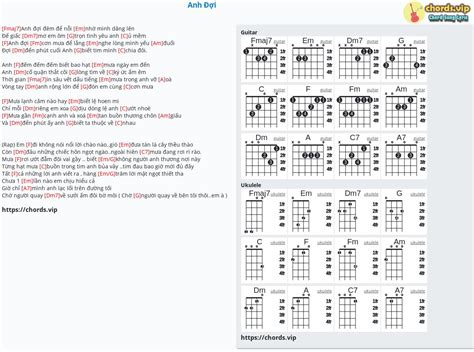 Chord Anh I Tab Song Lyric Sheet Guitar Ukulele Chords Vip