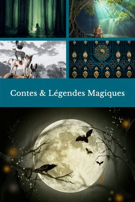 The Cover For Contes Legendes Magiques With Images Of Bats And Trees