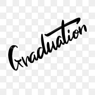 Simple Style Graduation Font, Graduation, Ceremony, Activity PNG Transparent Clipart Image and ...