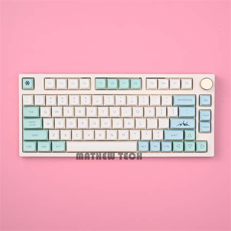Mathew Tech Mk Mechanical Keyboard Layout With Metal Knob Hot Swappable Three Mode