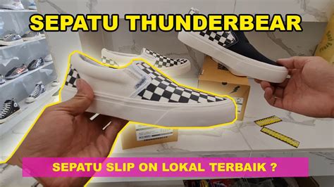 REVIEW THUNDERBEAR VOLTAIRE SEPATU SLIPON LOKAL TERBAIK LOKAL POP