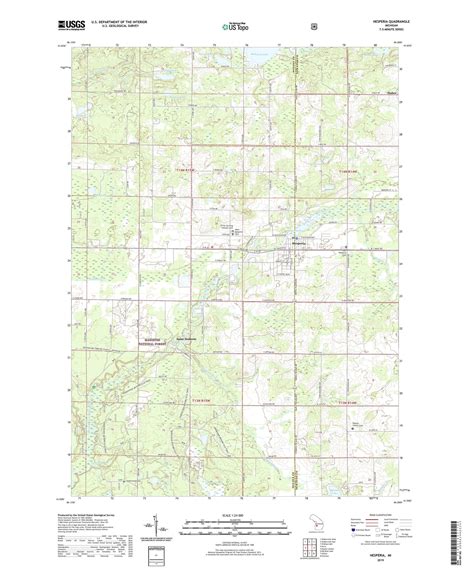 Hesperia Michigan Us Topo Map Mytopo Map Store