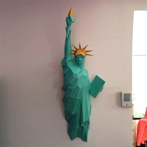 Make Your Own Papercraft Statue Of Liberty With Our Pdf Template