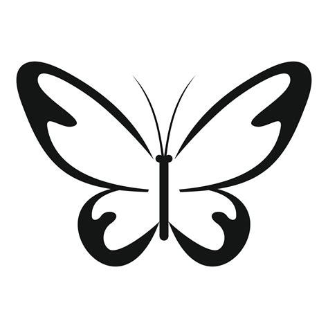 Flying Moth Icon Simple Style 14449904 Vector Art At Vecteezy