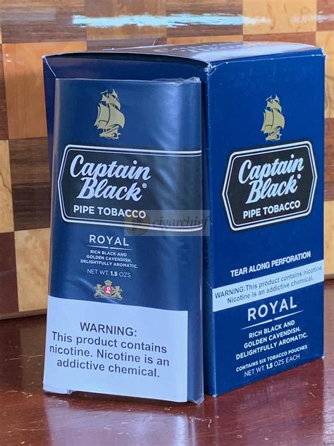 Captain Black Pipe Tobacco Royal Blue Cigar Chief