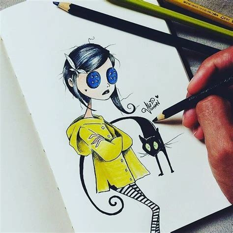 Great Coraline Drawing By Alefvernonart Che K Out Their Insta For