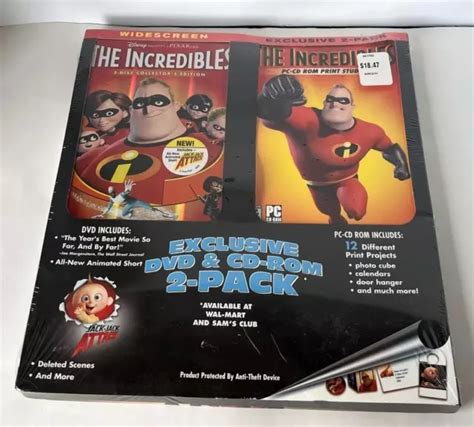 The Incredibles 2 Disc Dvd And Cd Rom Collectors Edition Disney Pixar