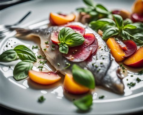 Carpaccio De Dorade Aux Nectarines Et Basilic Cuisine Generation