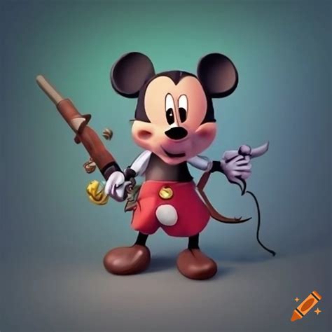 Mickey Mouse With A Rpg On Craiyon