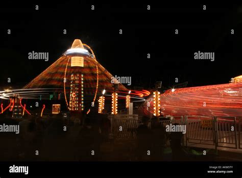 Carnival Rides Night Canfield Fair Hi Res Stock Photography And Images