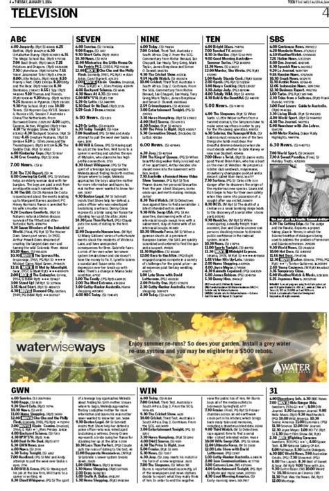 Classic Tv Listings Tv History Media Spy