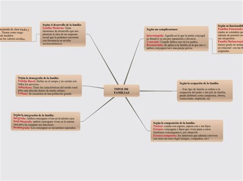 TIPOS DE FAMILIAS Mind Map