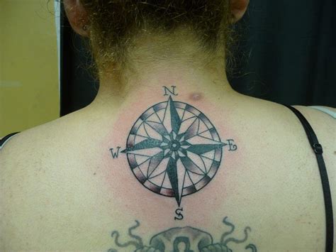 Amazing Compass Tattoos To Provide Direction Neck Compass By Oksanaweber Contact Us For More