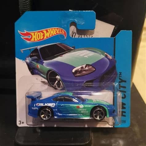 Hot Wheels Toyota Supra Falken HW City 2013 tarjeta corta Shopee México