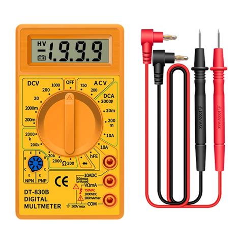 Dt B Ac Dc Lcd Digital Multimeter V Voltmeter Ammeter Ohm